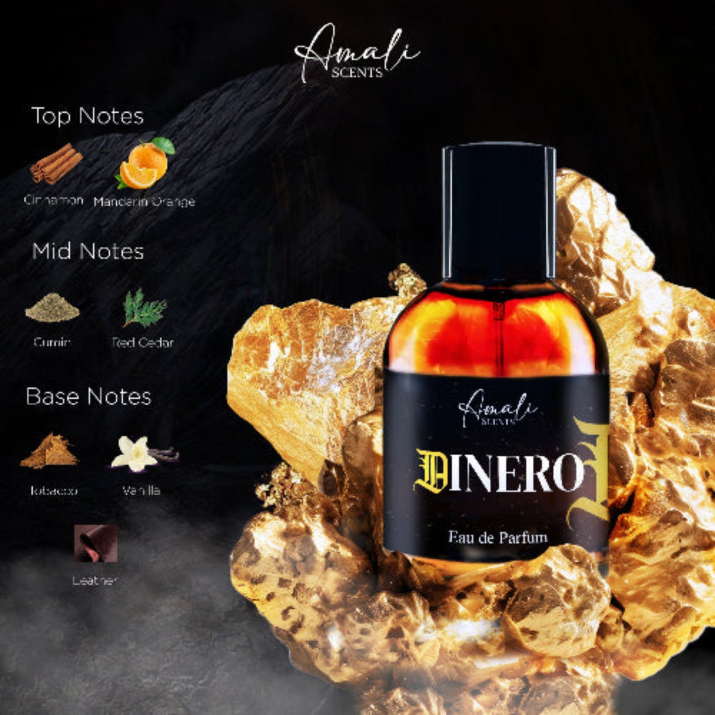 "AMALI SCENTS Luxe Trio – Dinero, Blaze & Odeur | Ultimate Luxury Perfume Set"