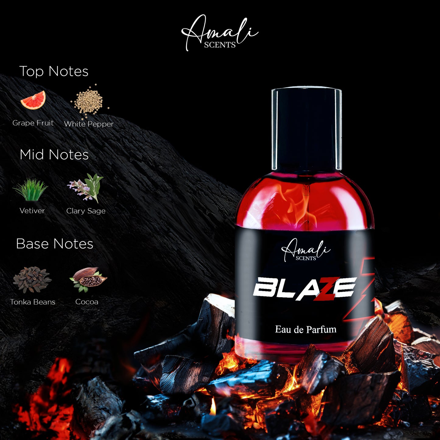 BLAZE | Exquisite Luxury Perfume for the Bold & Elegant, Inspired By BAD BOY